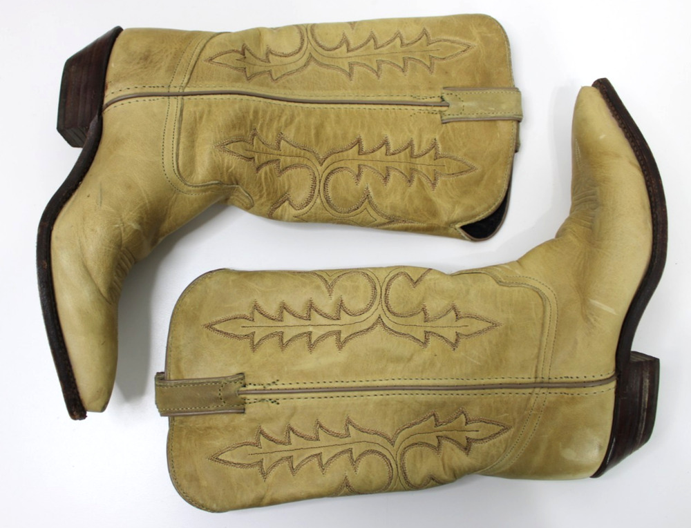 Vintage Code West Women's Western Cowboy Boots Leather Size 6.5 M 41149